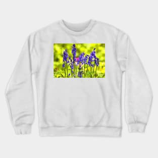 Artistic Bluebells Crewneck Sweatshirt